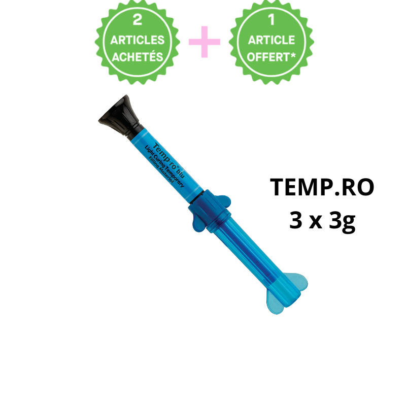 SPIDENT - Temp.ro Light-cured temporary filling material 3x5ml SPIDENT - Temp.ro Light-cured temporary filling material 3x5ml