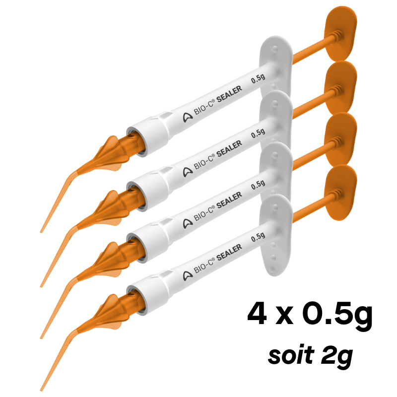 ANGELUS - BIO-C®SEALER Ciment d'obturation biocéramique (4 x 0.5g + 20 embouts) ANGELUS - BIO-C®SEALER Ciment d'obturation biocéramique (4 x 0.5g + 20 embouts)